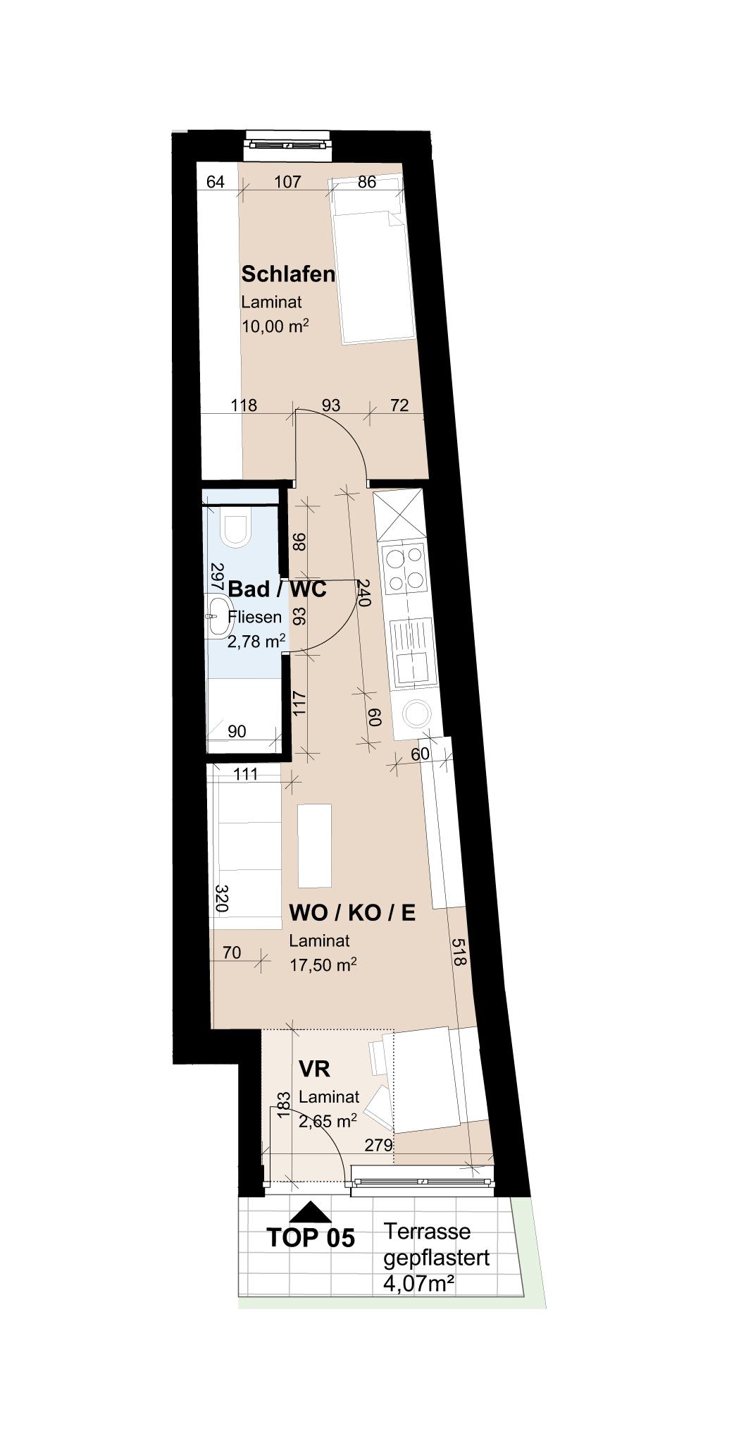 2-Zimmer Neubauwohnung