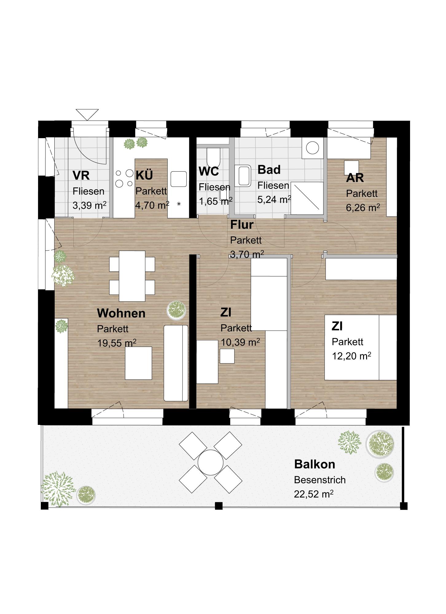 Modernes Wohnvergnügen: 3-Zimmer-Oase in begehrter Lage mit großzügiger Terrasse! Modernes Wohnvergnügen: 3-Zimmer-Oase in begehrter Lage mit großzügiger Terrasse!
