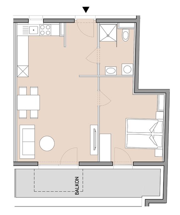 2-Zimmer-Wohnung mit Dachterrassenfeeling in Graz-Gösting 2-Zimmer-Wohnung mit Dachterrassenfeeling in Graz-Gösting