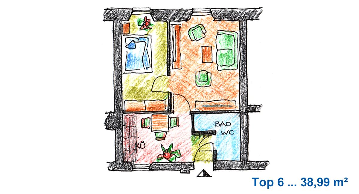 Charmante 2-Zimmerwohnung in Gratwein