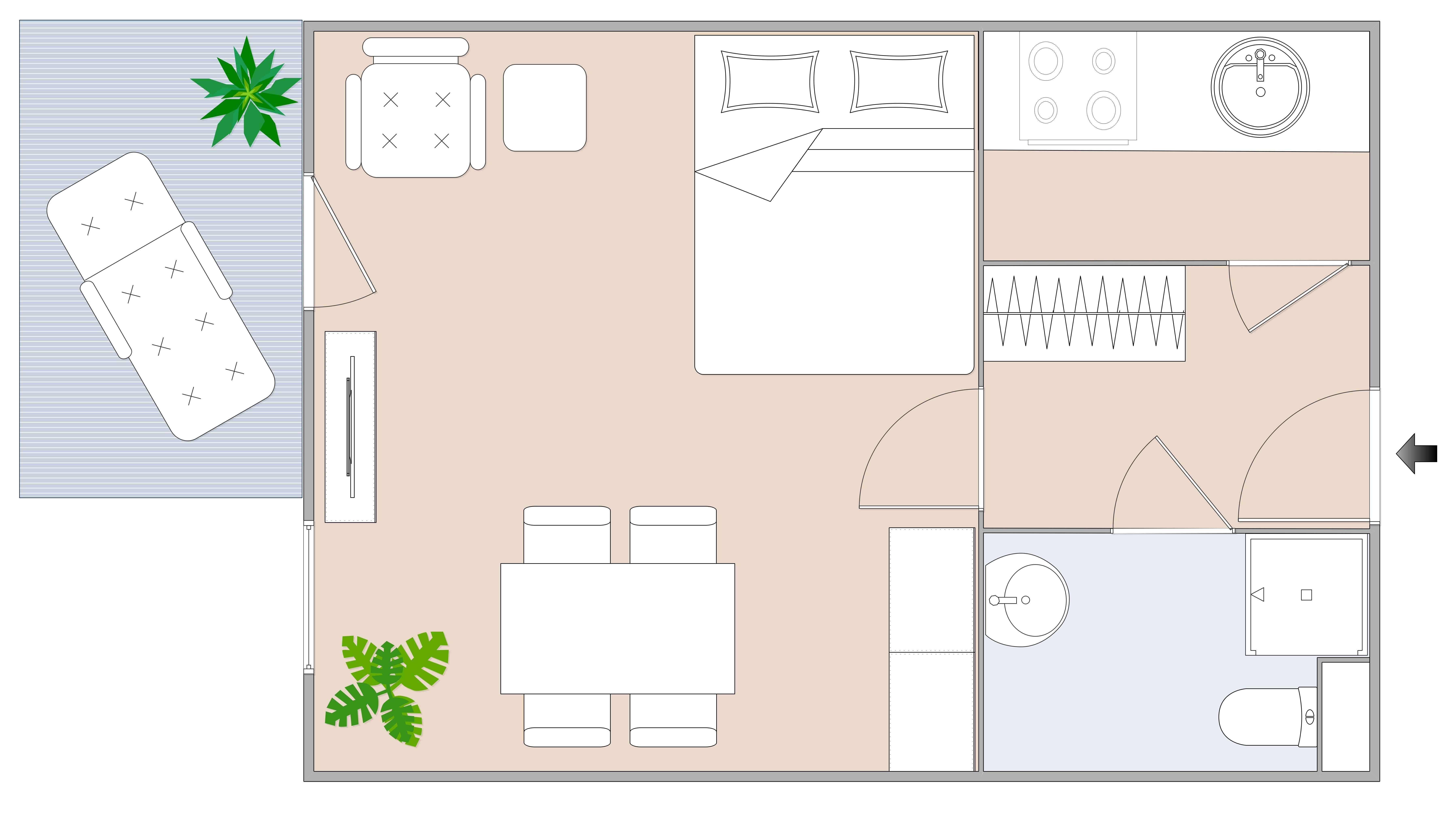Gemütliche 1-Zimmer-Wohnung mit Balkon im 1. Stock Gemütliche 1-Zimmer-Wohnung mit Balkon im 1. Stock